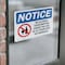Signmission No Alcohol Consumption Sign With Symbol, 5 in W x Rectangle, Vinyl Decal OS-2PACK-NS-D-35-L-15999 - alternate 2